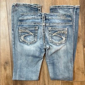 Distressed Silver Jeans W26/L33